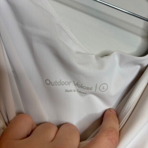 Outdoor Voices White One Shoulder Exercise Dress - Picture 11 of 12